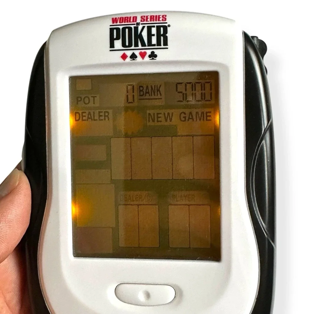 World Series‎ of Poker Illuminated Texas Holdem Handheld Electronic Game READ*